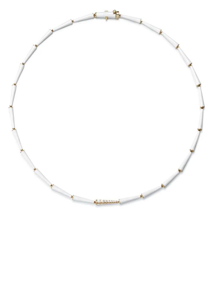 Melissa Kaye 18kt yellow gold and diamond Lola linked necklace Cover