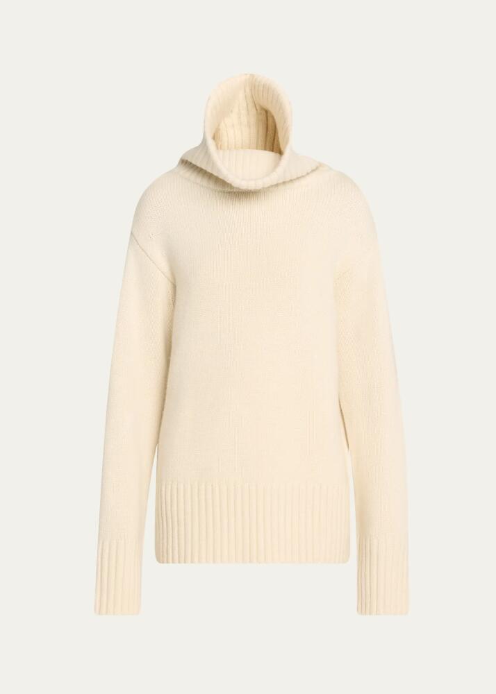 Michael Kors Collection Oversized Turtleneck Cashmere Sweater Cover