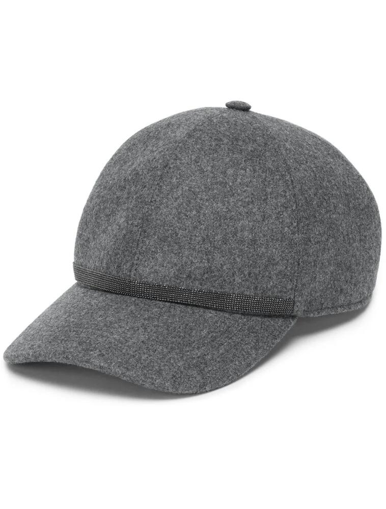 Brunello Cucinelli monili chain detail cap - Grey Cover