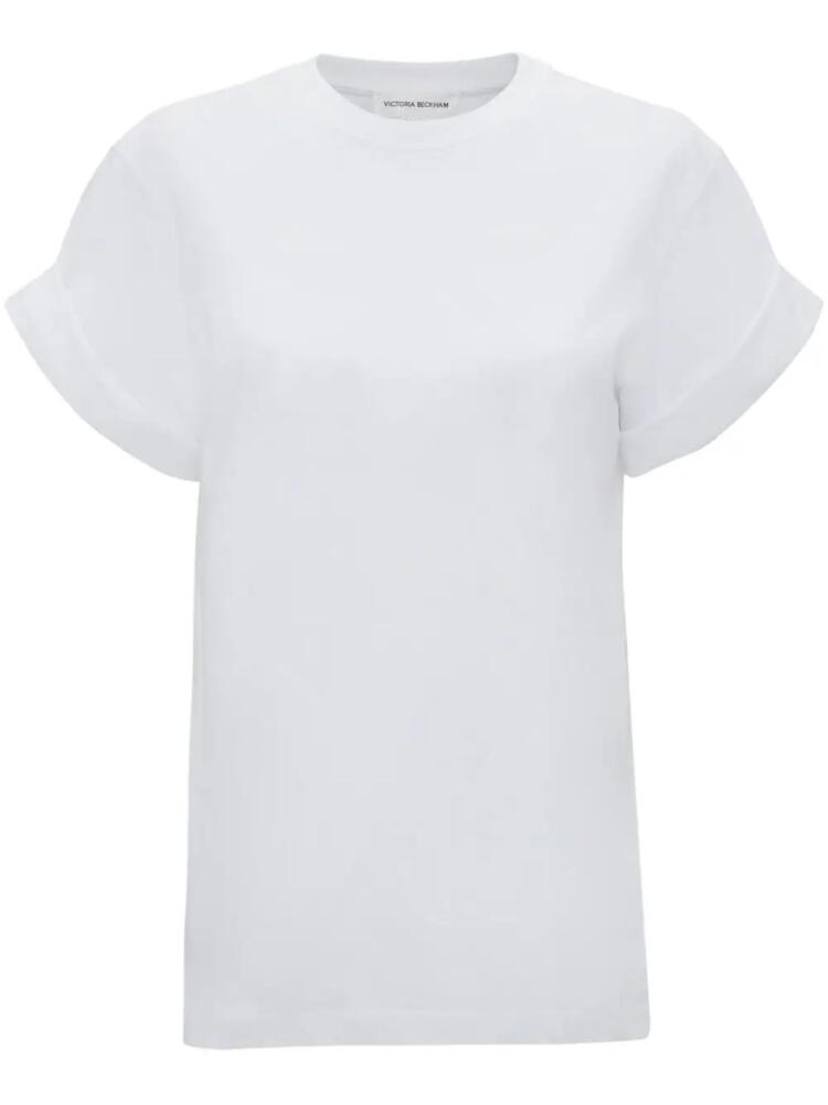 Victoria Beckham crew-neck organic-cotton T-shirt - White Cover