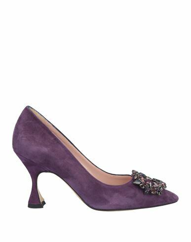 Francesco Sacco Woman Pumps Mauve Leather Cover