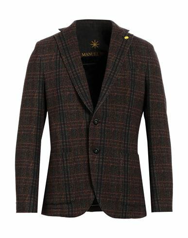 Manuel Ritz Man Blazer Brown Cotton, Elastane Cover