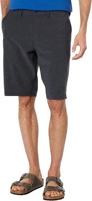 Salty Crew Drifter 21 Hybrid Walkshorts (Black) Men's Casual Pants Cover