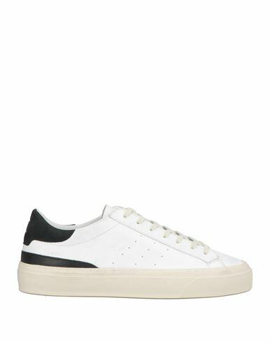 D. a.t. e. Man Sneakers White Calfskin Cover