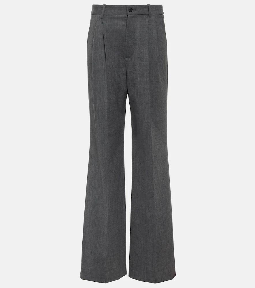 Nili Lotan Flavie wool-blend wide-leg pants Cover