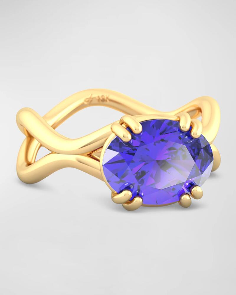 Jamie Turner Rose Ring with Tanzanite Cover