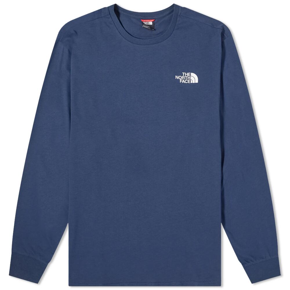 The North Face Men's Simple Dome Long Simple T-Shirt in Summit Navy Cover