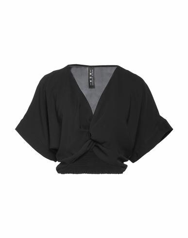 Mdm Mademoiselle Du Monde Woman Top Black Polyester Cover