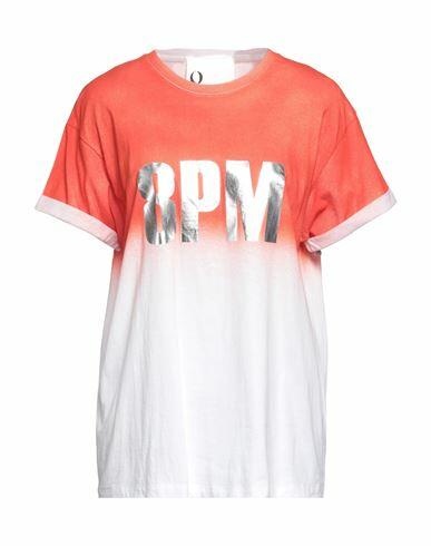 8pm Woman T-shirt Orange Cotton Cover