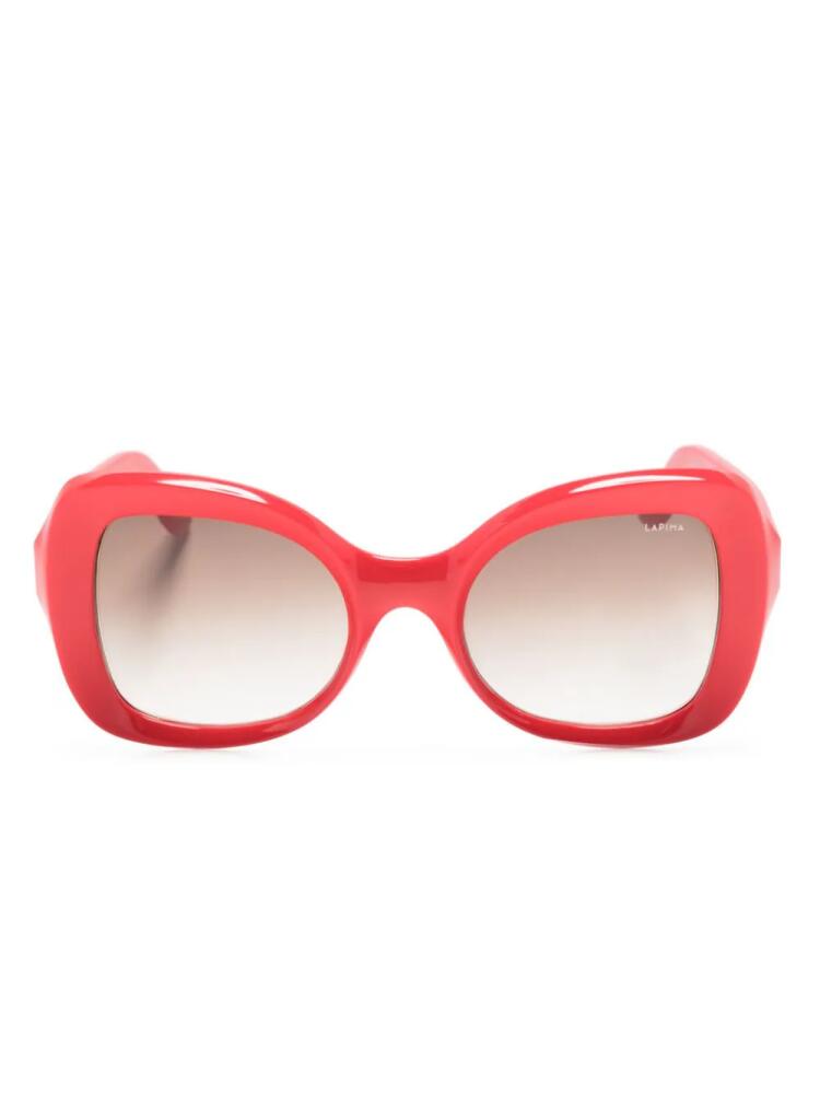 Lapima Isabel oversized-frame sunglasses - Red Cover