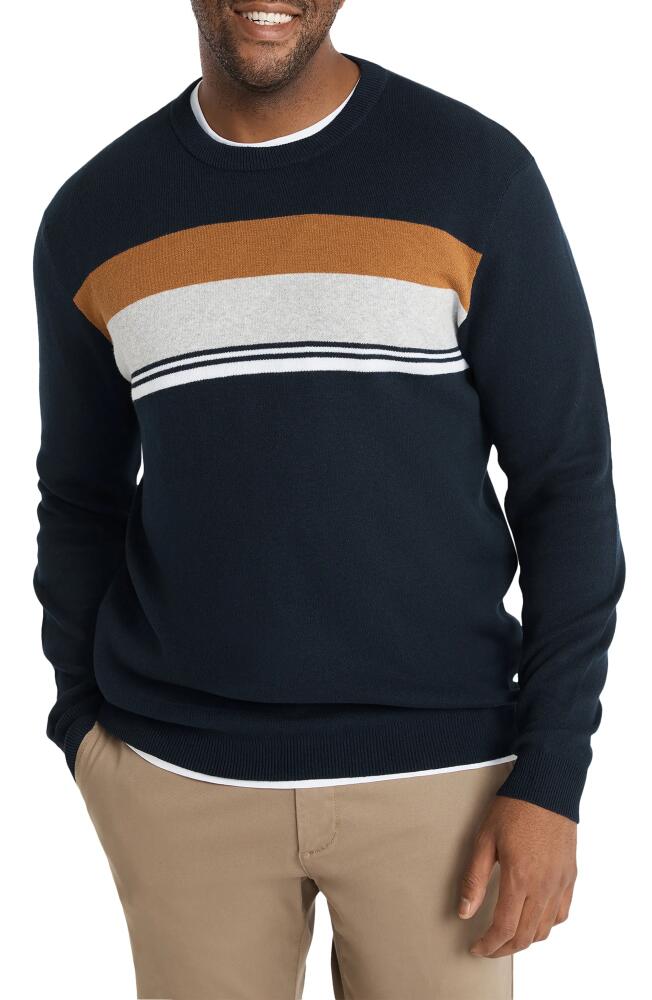 Johnny Bigg Martin Stripe Cotton Sweater in Navy Cover