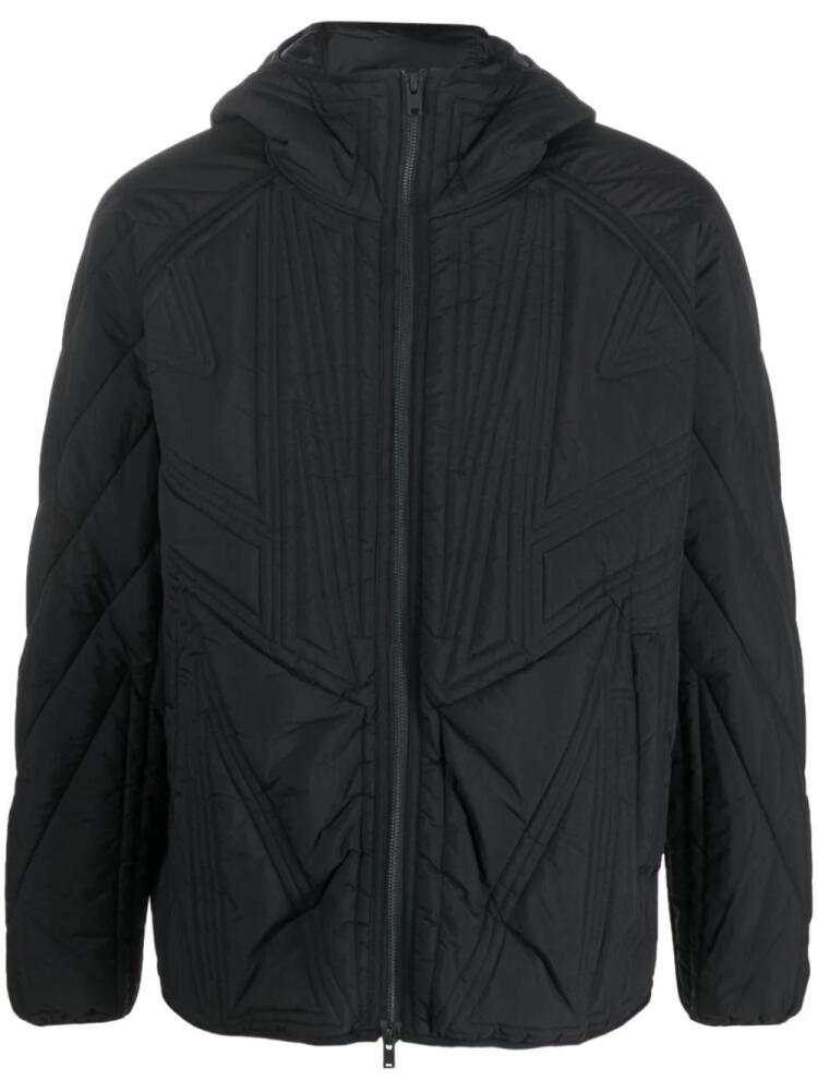 Y-3 hooded quilted bomber jacket - Black Cover