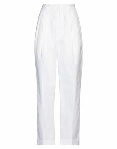 Marni Woman Pants White Polyester, Cotton Cover