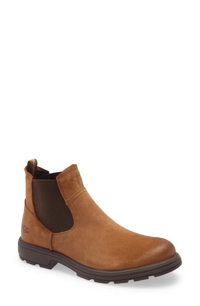 UGG(r) Biltmore Waterproof Chelsea Boot in Chestnut Suede Cover