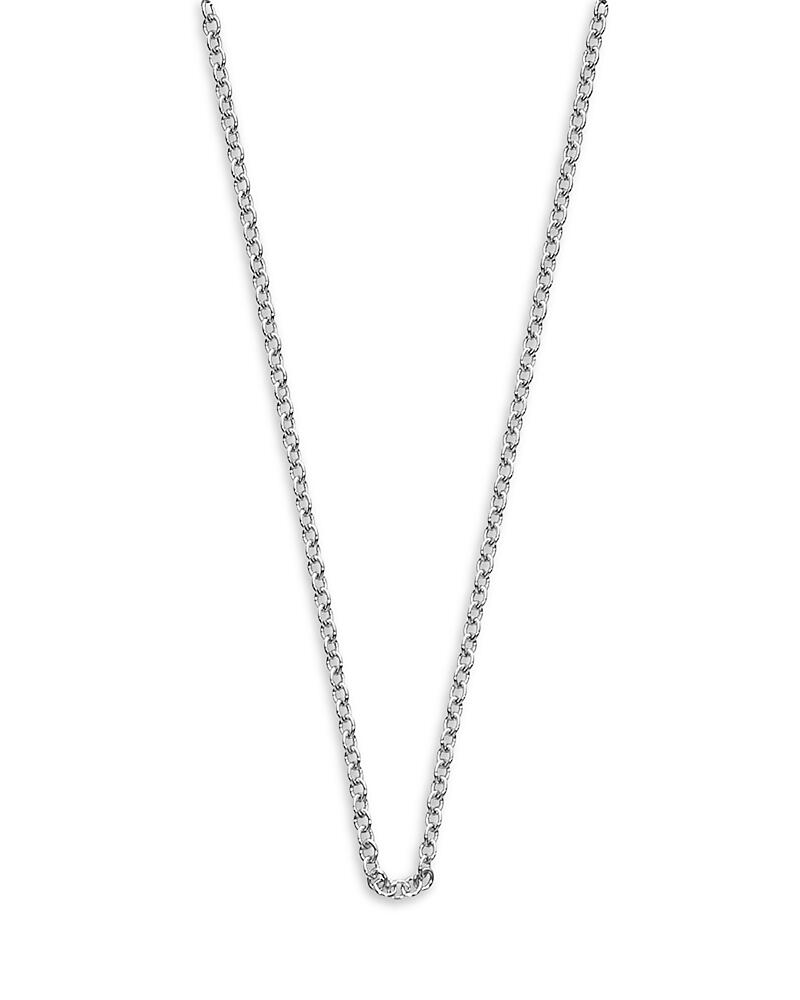 Bloomingdale's Fine Collection Sterling Silver Medium Cable Chain Necklace, 18 Cover