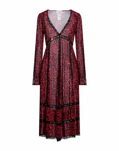 Anna Molinari Woman Midi dress Red Viscose Cover