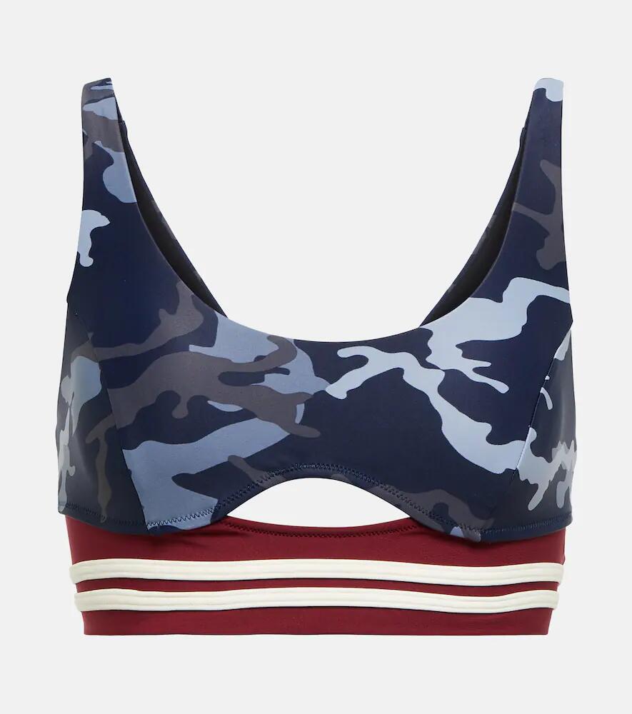 The Upside Marine Bailey printed sports bra Cover