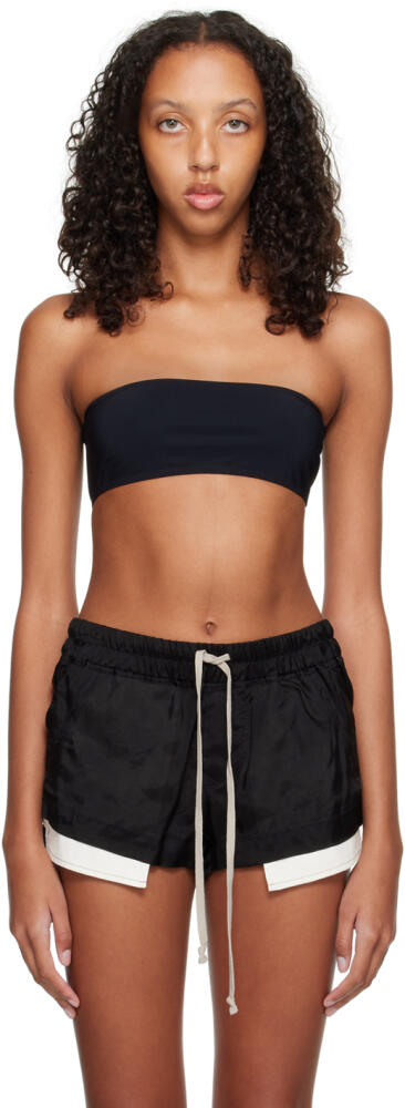 Rick Owens Black Bandeau Bikini Top Cover