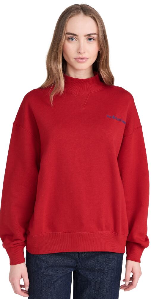 Polo Ralph Lauren Vintage Fleece Long Sleeve Sweatshirt Madison Red Cover