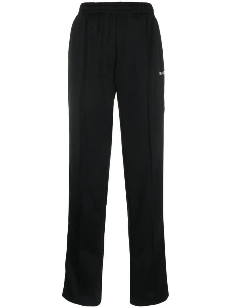 HUGO logo-tape track pants - Black Cover