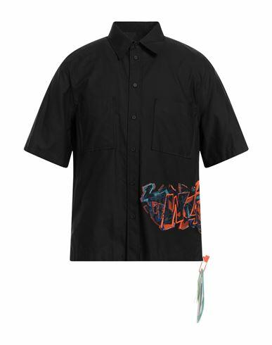 Off-white Man Shirt Black Cotton, Polyester, Acetate Cover