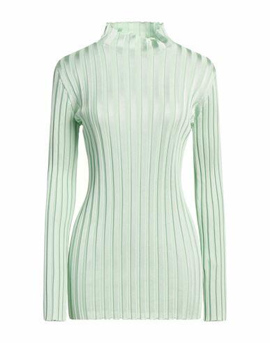 Jil Sander Woman Turtleneck Light green Viscose Cover