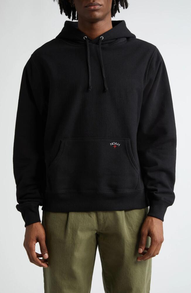 Noah Classic Cotton French Terry Hoodie in Black Cover