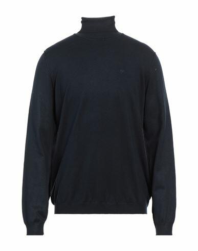 Fred Mello Man Turtleneck Midnight blue Viscose, Polyamide Cover