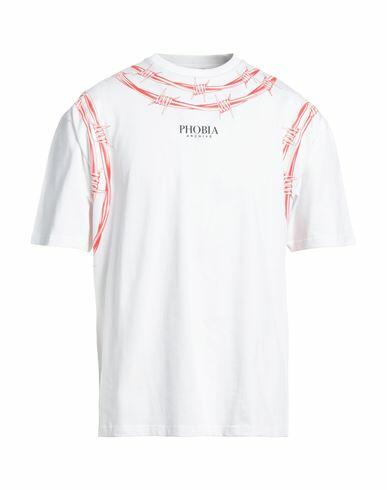 Phobia Archive Man T-shirt White Cotton Cover