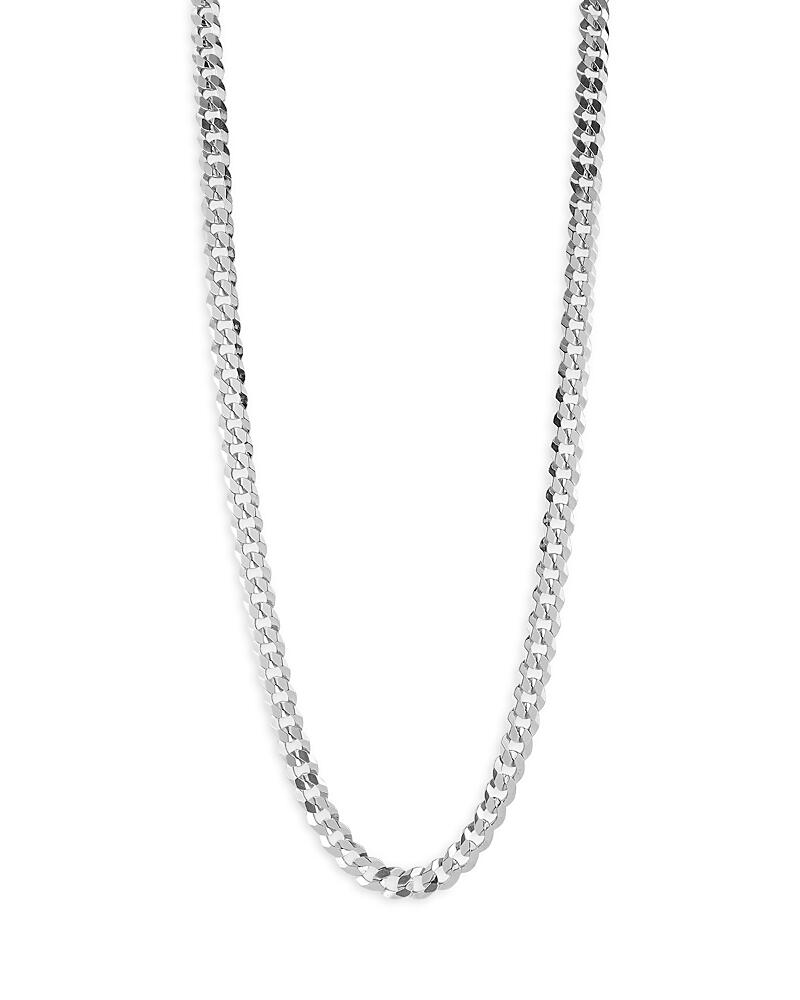 Milanesi And Co Sterling Silver Curb Chain Necklace 7mm, 24 Cover