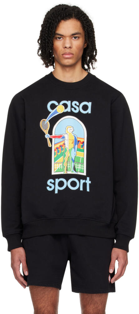 Casablanca Black 'Le Jeu Coloré' Sweatshirt Cover