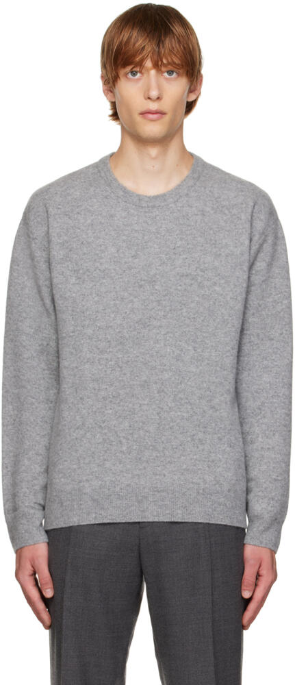 Solid Homme Gray Brushed Sweater Cover