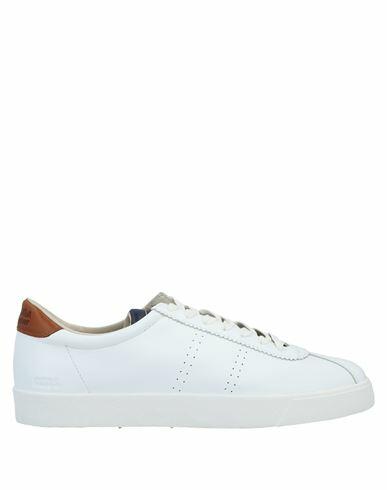 Superga Man Sneakers White Soft Leather Cover