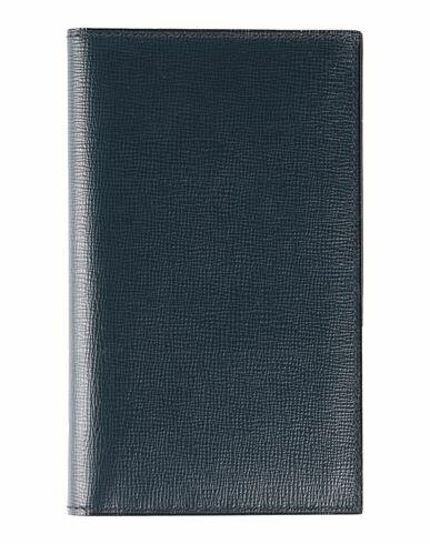 Valextra Woman Wallet Navy blue Calfskin Cover