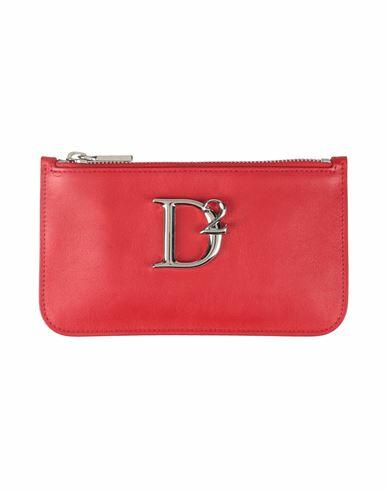 Dsquared2 Woman Wallet Red Calfskin Cover