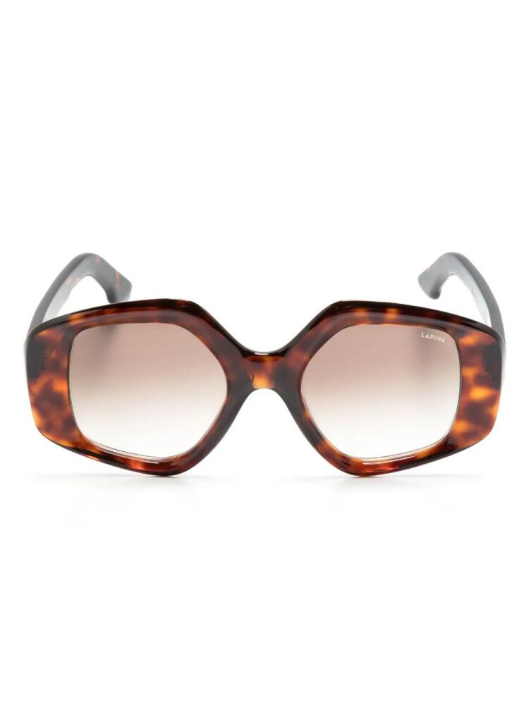 Lapima Stella tortoiseshell-effect sunglasses - Brown Cover