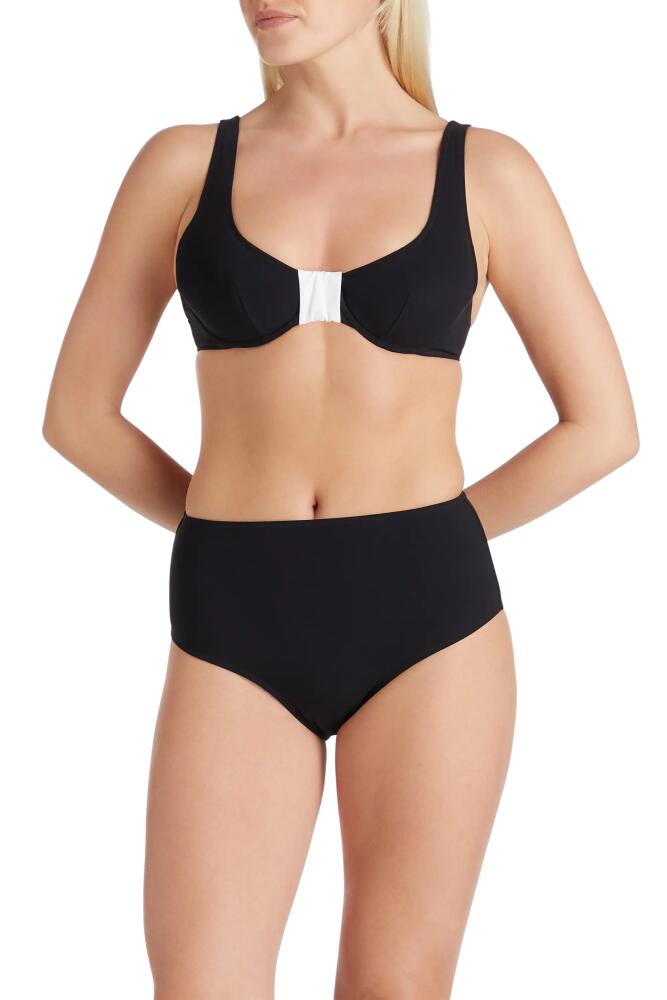 VALIMARE Antibes Underwire Bow-style Bikini Top in Black Cover