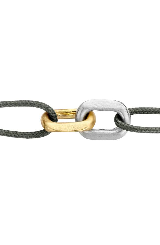 Kimai Unity Chain Link Slider Bracelet in Yellow Gold Cover