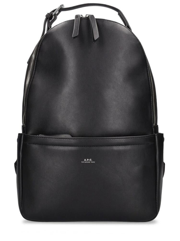 A.P.C. Logo Recycled Faux Leather Backpack Cover