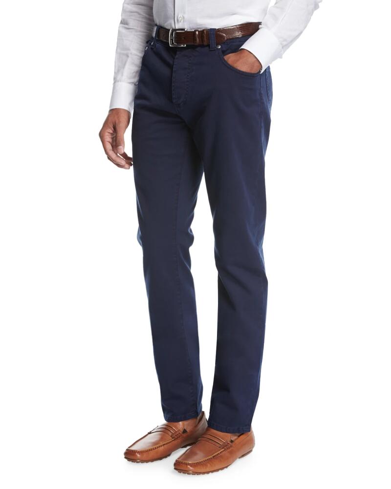 Isaia Regular Fit Denim Jeans Cover