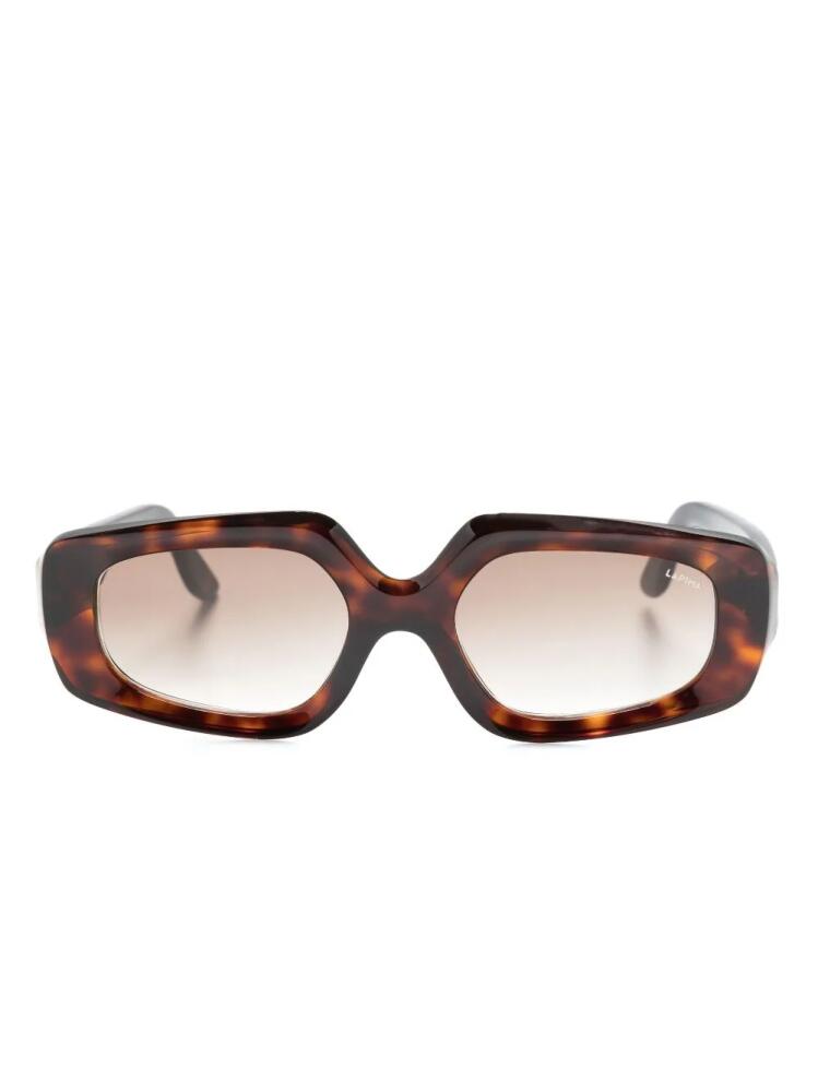 Lapima Joana rectangle-frame sunglasses - Brown Cover