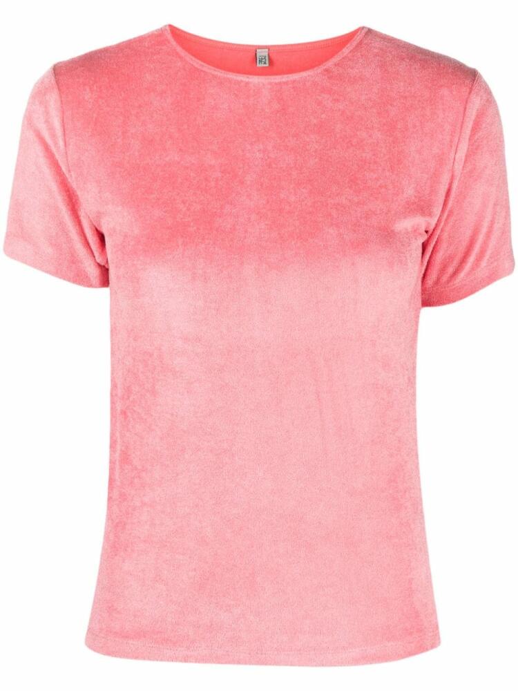 Baserange Omo velvet T-shirt - Pink Cover