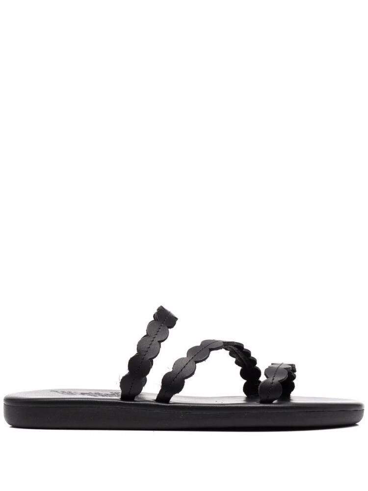 Ancient Greek Sandals Oceanis leather sandals - Black Cover