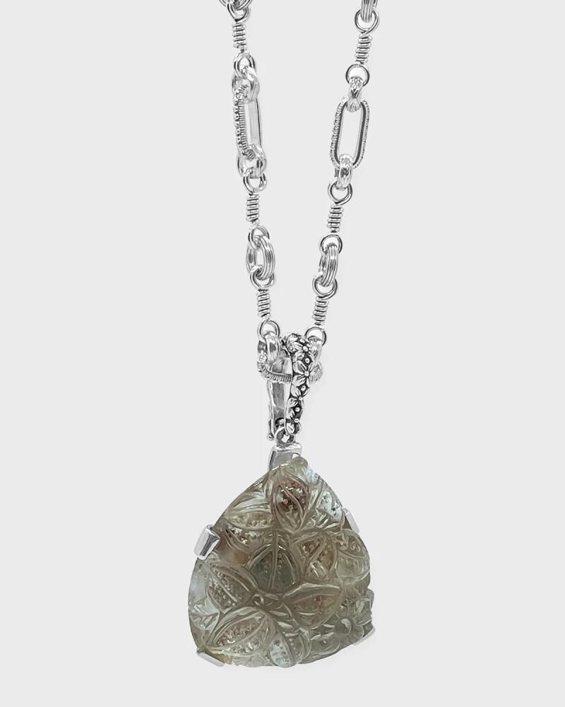 Stephen Dweck Carved Phantom Quartz Toggle Necklace Cover