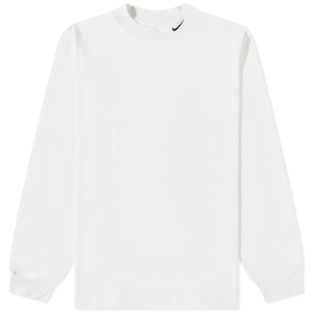 Nike Men's Life Mock Neck Shirt in Phantom/Black Cover