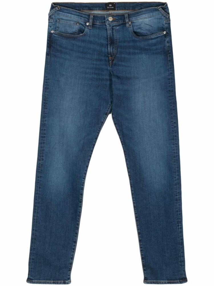 PS Paul Smith mid-rise tapered-leg jeans - Blue Cover