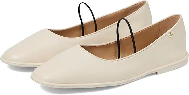 COACH Emilia Leather Mary Jane (Chalk) Women's Flat Shoes Cover