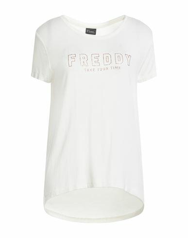 Freddy Woman T-shirt Cream Viscose, Elastane Cover