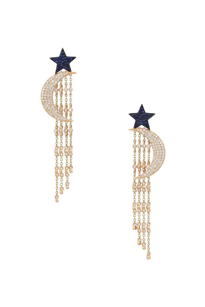 Siena Jewelry Star Moon Earring in Metallic Gold Cover