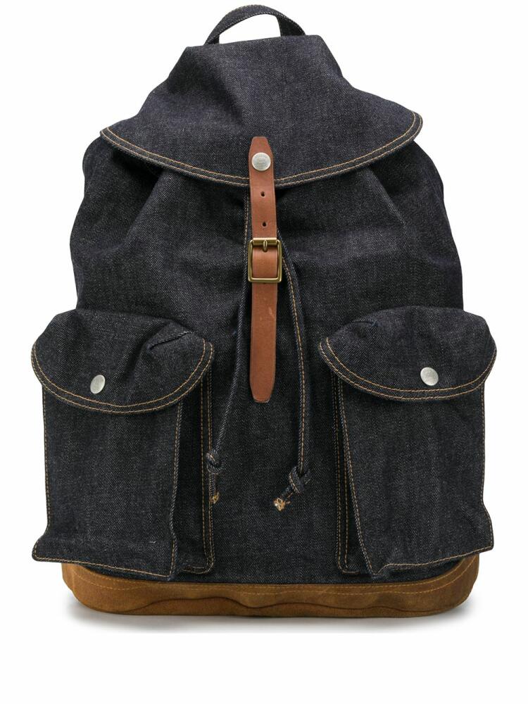 Ralph Lauren RRL Riley denim backpack - Blue Cover